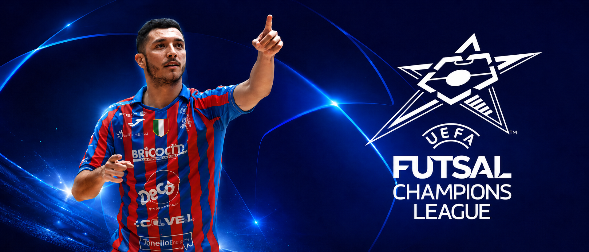 Leonardo Brunelli na UEFA Futsal Champions League pelo Meta Catania